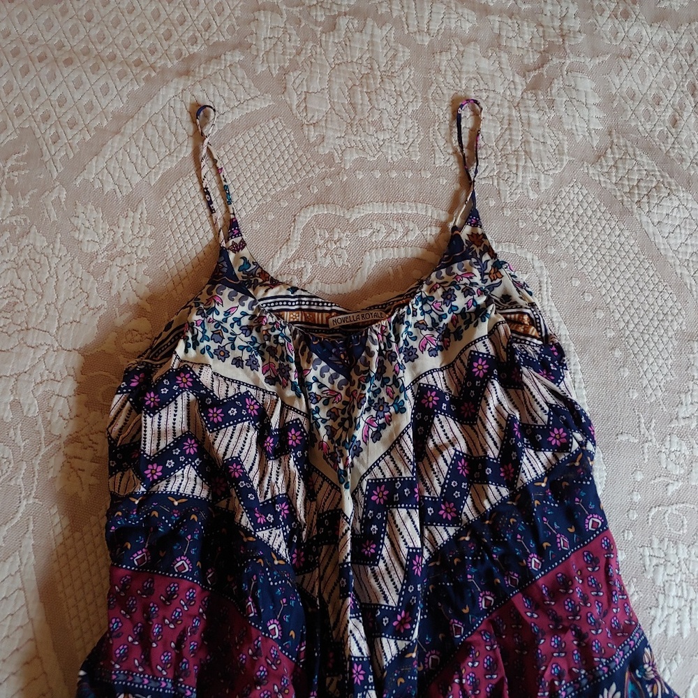 NWOT Novella Royale rare Rita Plum Tangier Dress